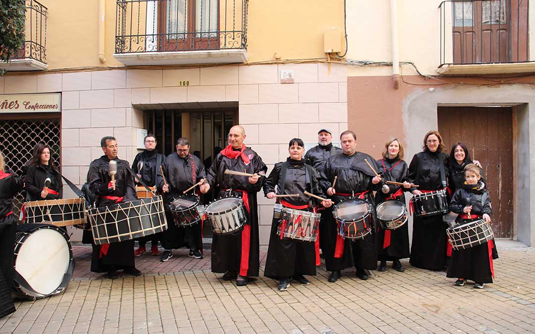 Ambiente de tambores en las calles de Andorra en las Jornadas Nacionales. / B. Severino