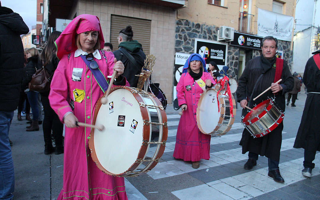 Ambiente de tambores en las calles de Andorra en las Jornadas Nacionales. / B. Severino