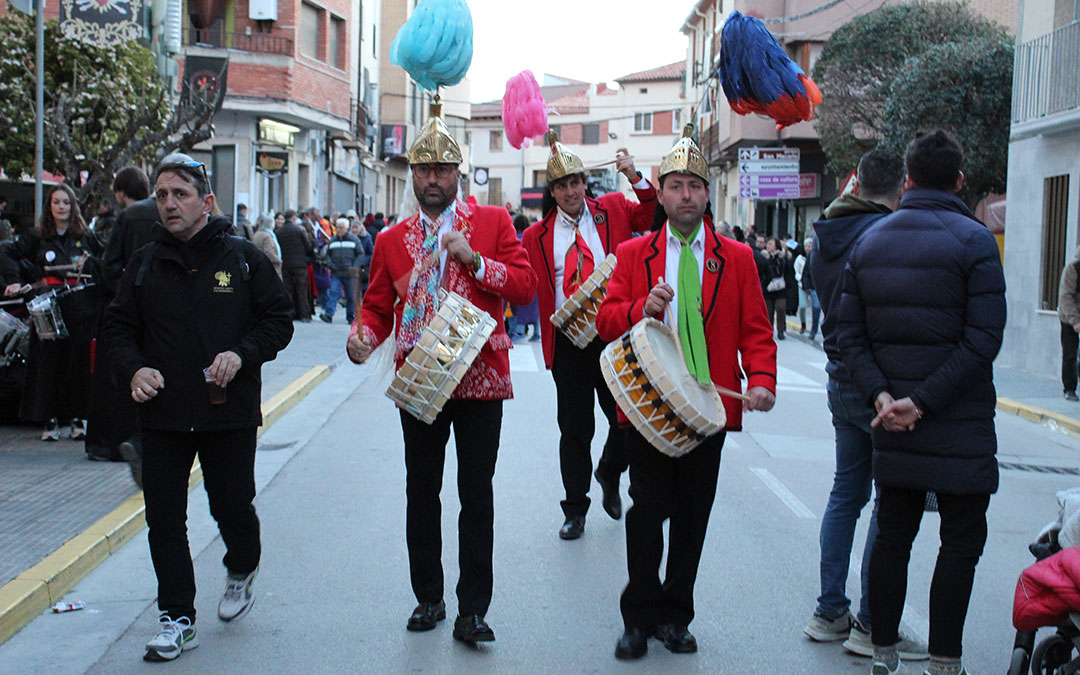 Ambiente de tambores en las calles de Andorra en las Jornadas Nacionales. / B. Severino