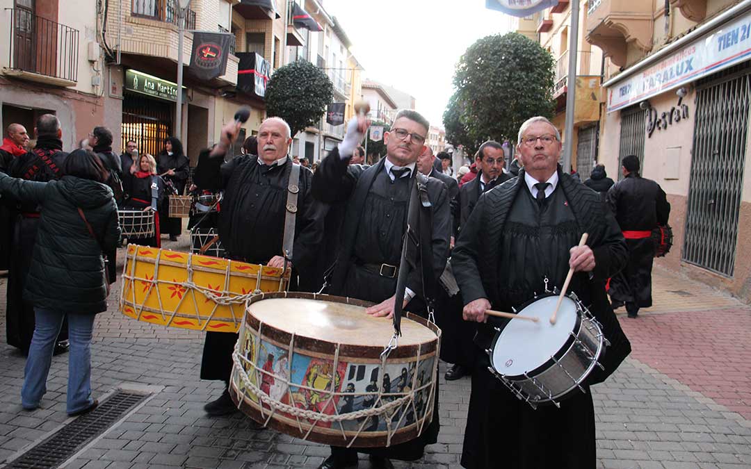 Ambiente de tambores en las calles de Andorra en las Jornadas Nacionales. / B. Severino