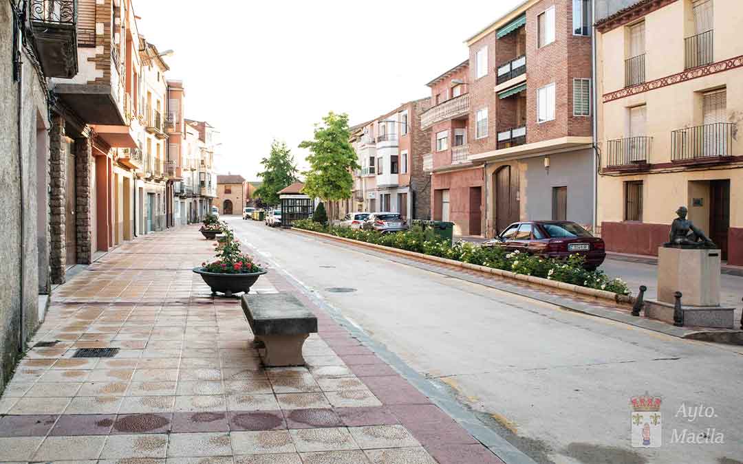 Avenida Pablo Gargallo, Maella./ Ayto. Maella