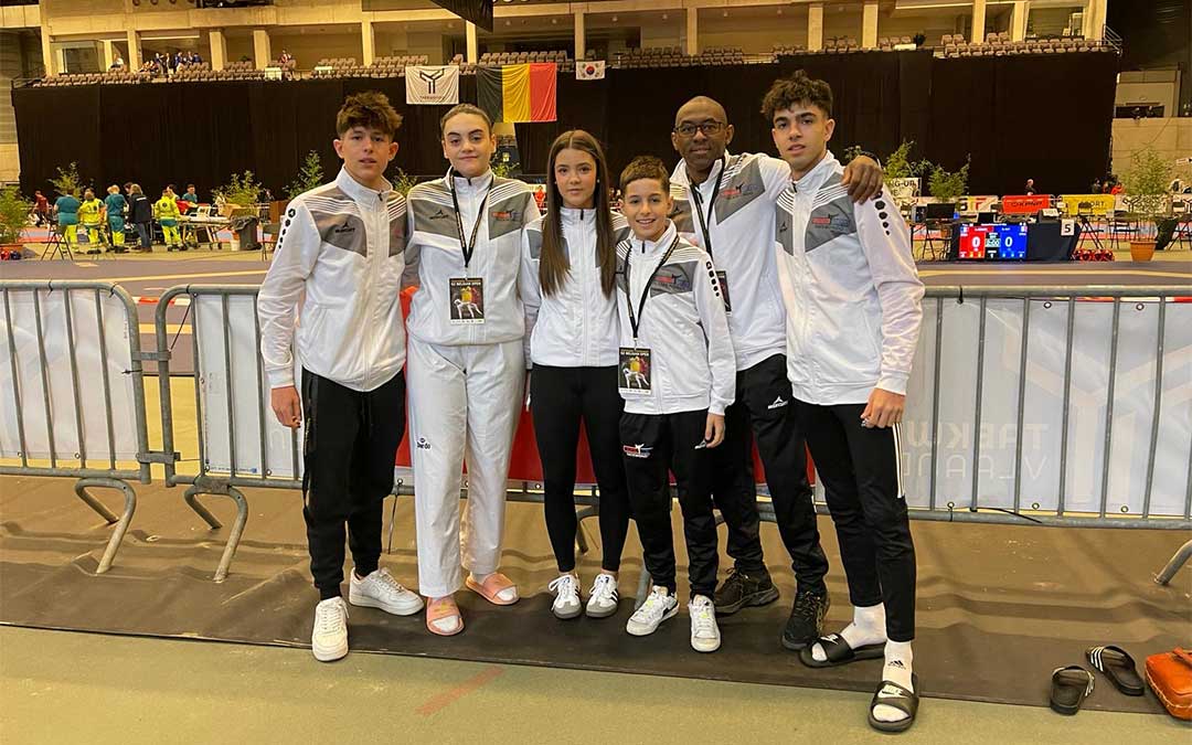El Cabral Team, el pasado fin de semana, en Lommel (Bélgica). / Cabral Team