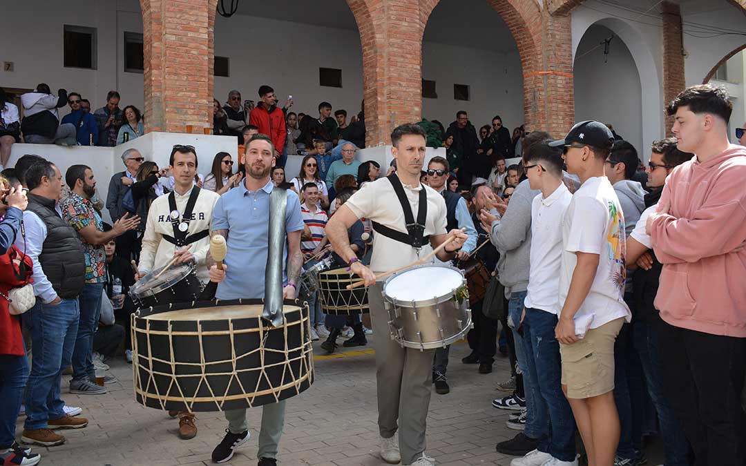 El Nazareno de Híjar durante su exhibición./I.M.