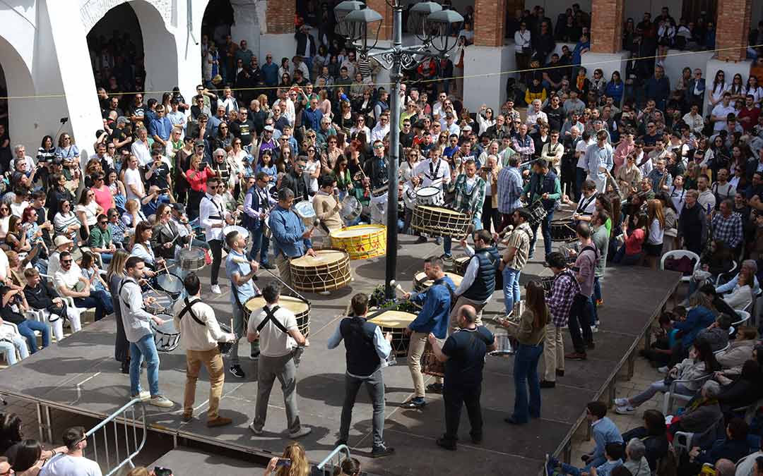 El Nazareno de Híjar en el escenario./I.M.