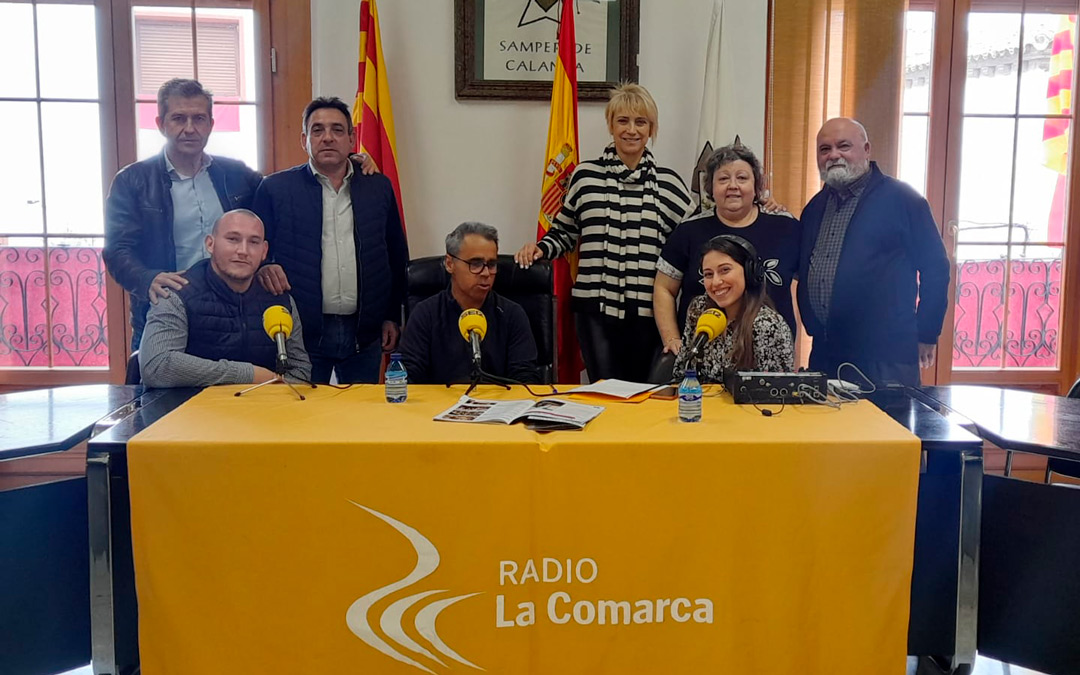 Programa especial de Radio La Comarca desde el Ayuntamiento de Samper. /L.C.