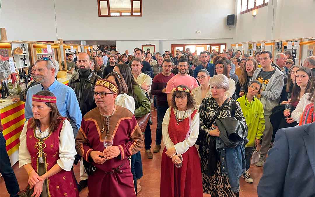 En la Feria del Vino han participado 16 bodegas de la IGP Bajo Aragón y una de Castellón./ S.F.