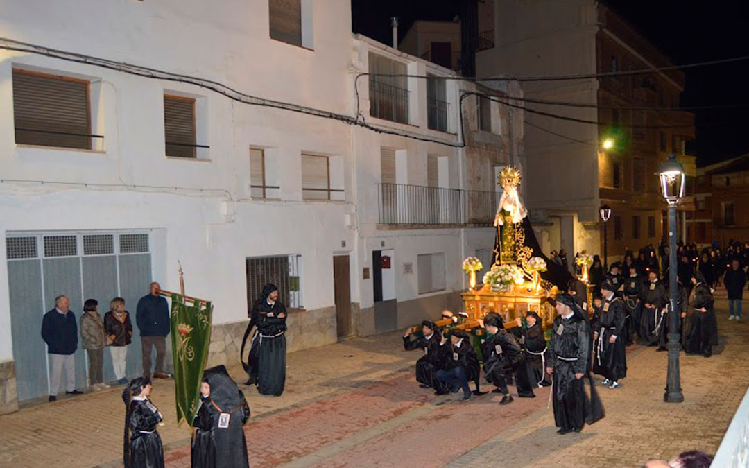 Procesión del Santo Entierro de Híjar, que sí pudo salir. / EsHíjar