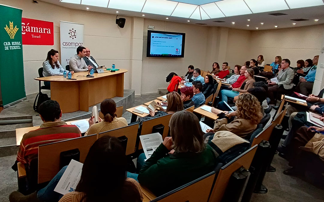Imagen de la jornada que se ha celebrado este martes en Teruel./Cámara de Comercio