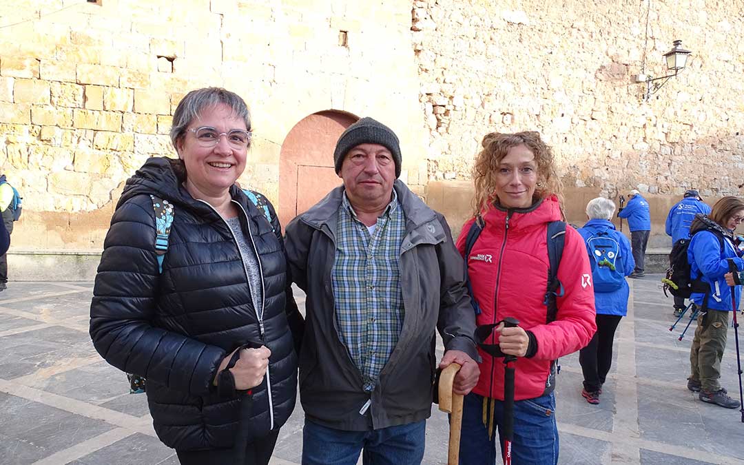 Participantes de la Marcha Senderista del Matarraña./ Alba Zurita
