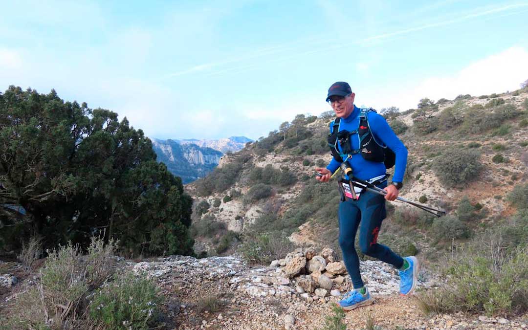 Nacho Zurita durante la realización de las 200 millas el pasado fin de semana en Prades. / N.Z.