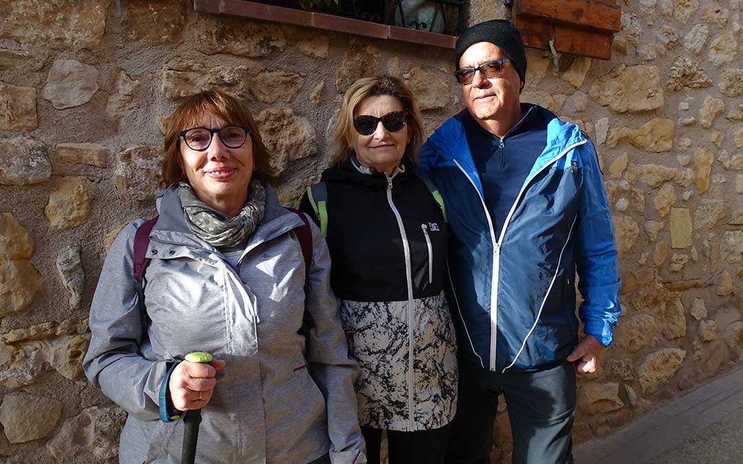 Participantes de la Marcha Senderista del Matarraña./ Alba Zurita