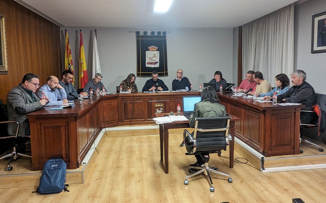 Pleno ordinario del Ayuntamiento de Andorra celebrado el 25 de marzo de 2024./ Ayuntamiento de Andorra