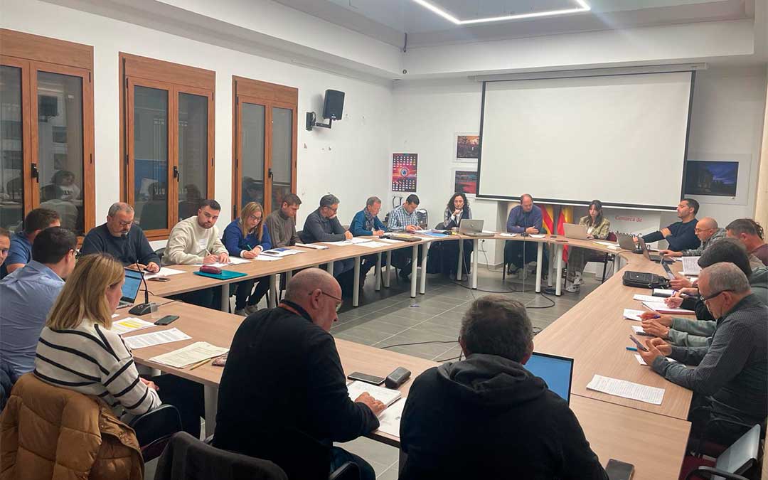Sesión plenaria de marzo de la Comarca del Bajo Aragón-Caspe./ S.F.