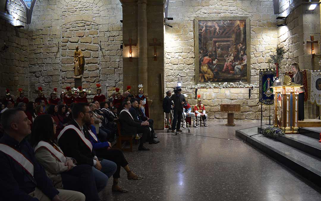 Pregón de la Semana Santa en Andorra a cargo de Yolanda Grau./I.M.