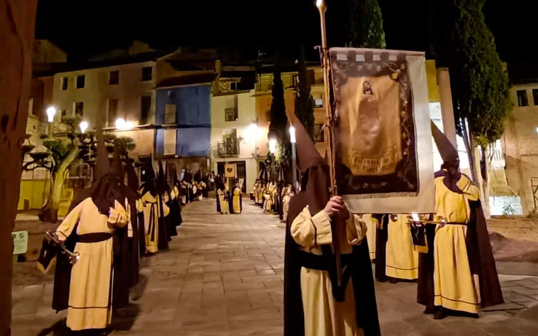 Todas las cornetas participaron en la procesión./ M. Jesús Clavero