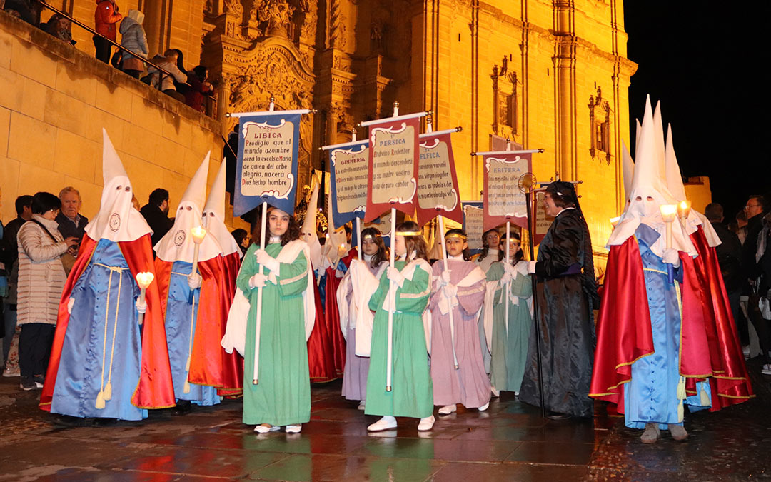 Procesión de La Soledad el viernes santo en Alcañiz. /N.A.
