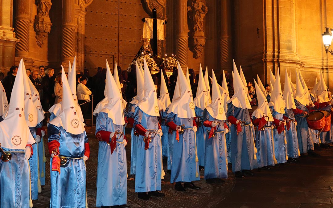 Procesión de La Soledad el viernes santo en Alcañiz. /N.A.