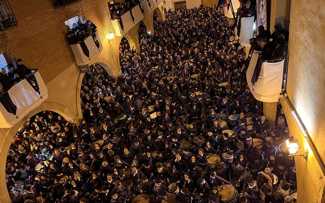 Acto de romper la Hora en Alcorisa./ Eduard Peralta