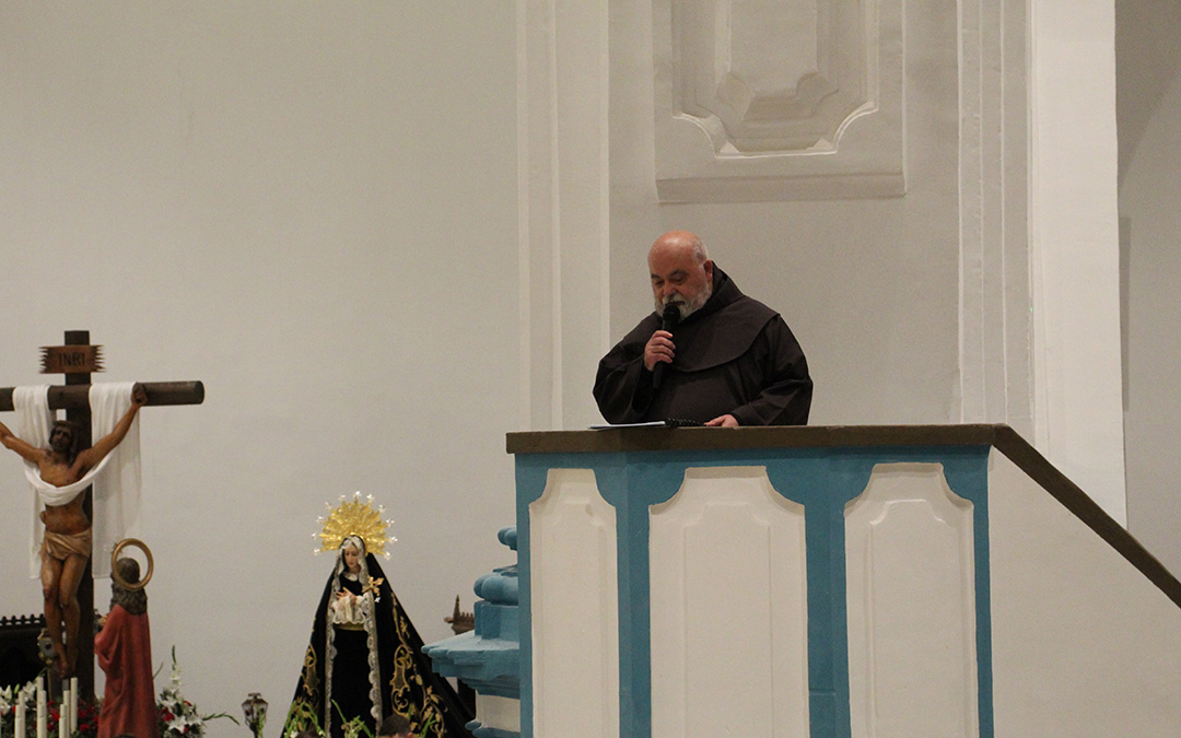 Fray José María Falo, predicador del auto sacramental del Abajamiento en Samper de Calanda. / B. Severino
