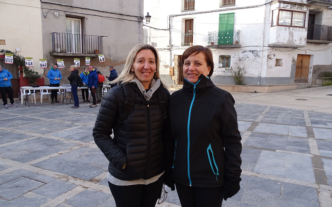 Participantes de la Marcha Senderista del Matarraña./ Alba Zurita