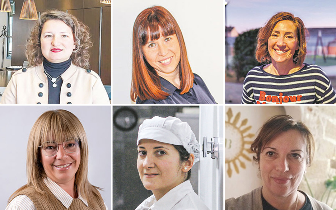 Gabriela Tapalaga; Mónica Ariño; Teresa Alquezar; Ana Barrabino; Isabel Félez y Ana Romeo son 6 directivas del Bajo Aragón Histórico. /La COMARCA