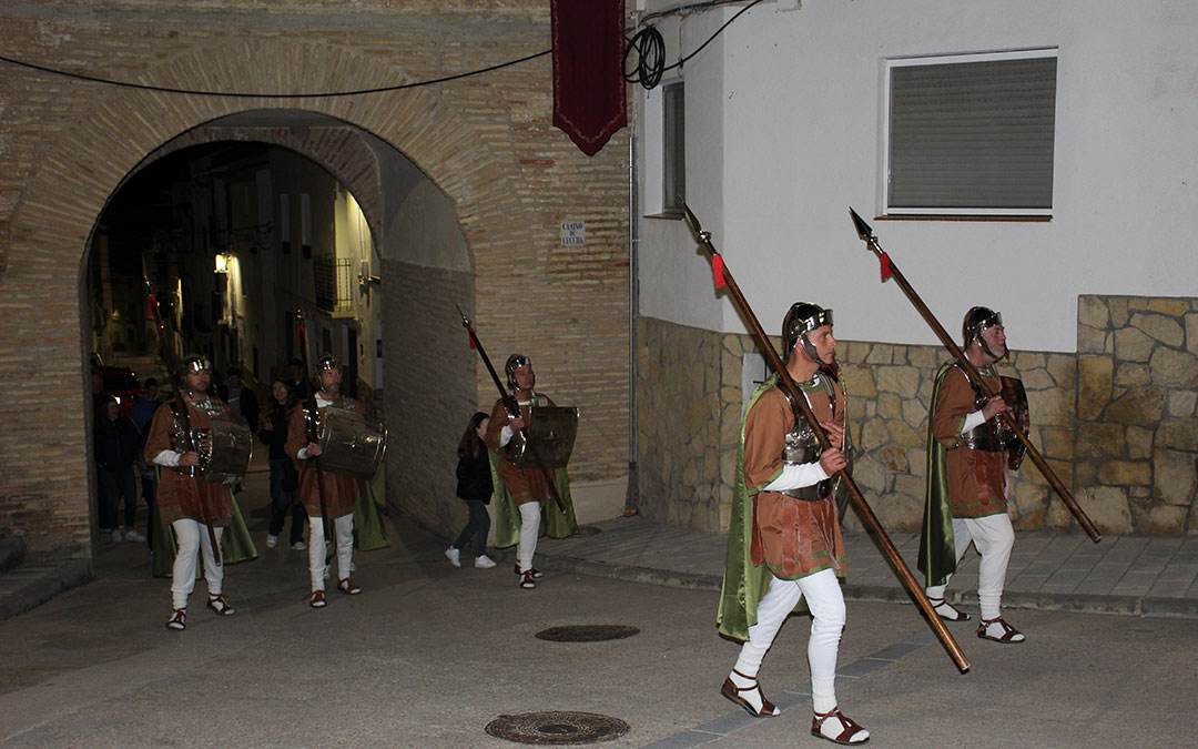 Procesión del Encuentro en Martes Santo en Urrea de Gaén. / B. Severino