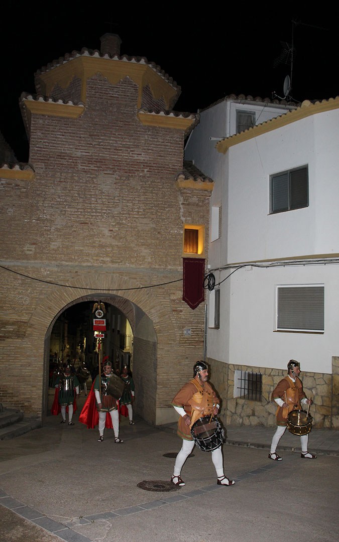 Procesión del Encuentro en Martes Santo en Urrea de Gaén. / B. Severino
