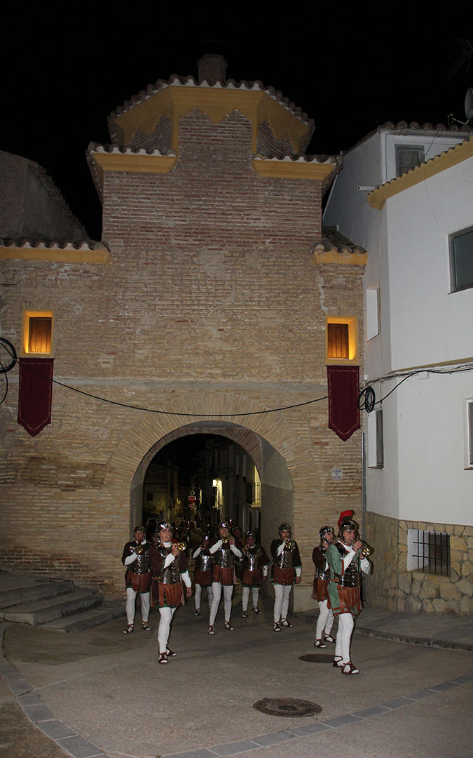 Procesión del Encuentro en Martes Santo en Urrea de Gaén. / B. Severino