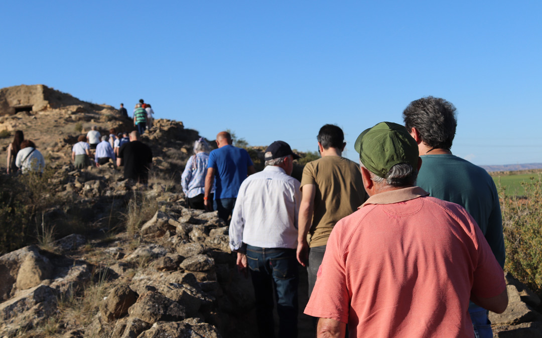 Los asistentes recorrieron la trinchera. /N.A.