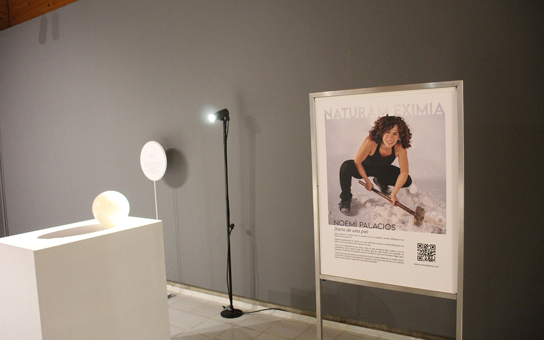 Noemí Palacios presenta su instalación 'Diario de una piel'. / B. Severino