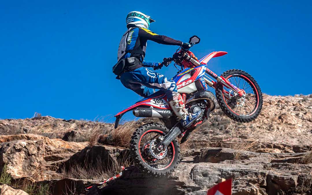 Jorge Armengol el pasado fin de semana en la Copa de España de Hard Enduro. / J.A.