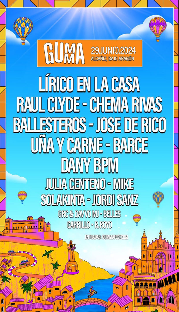 Cartel de la segunda edición del Gumma Fest en Alcañiz./ L.C.