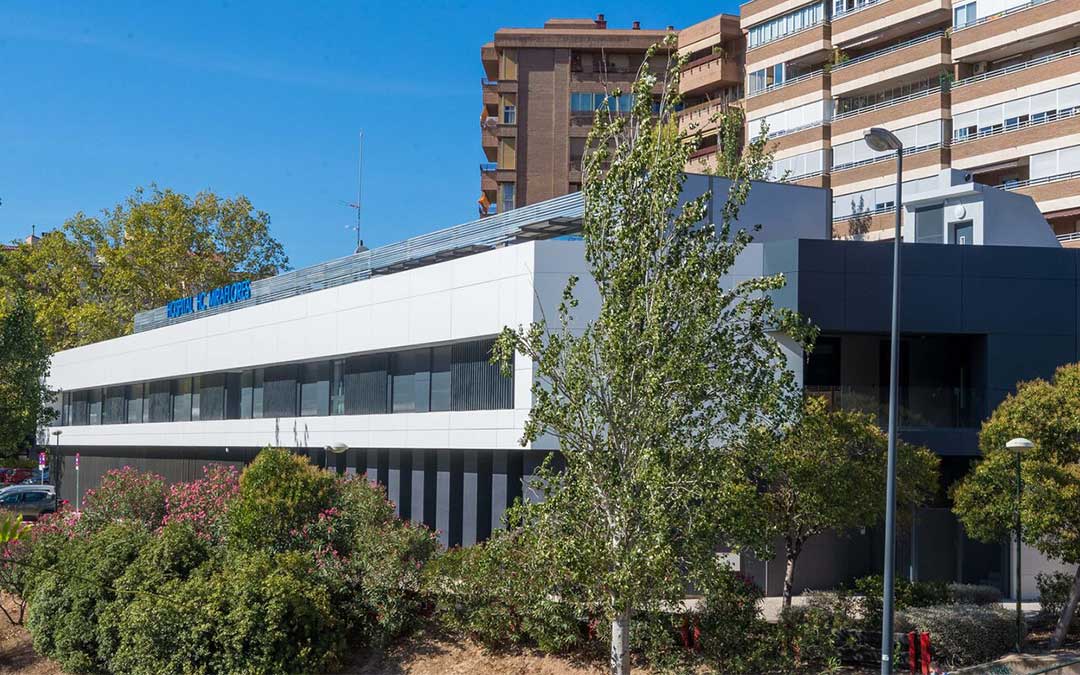 Hospital HC Miraflores en Zaragoza, perteneciente al Grupo Hospitalario Hernán Cortés que asumirá las cirugías de Traumatología del sector de Alcañiz./ HC