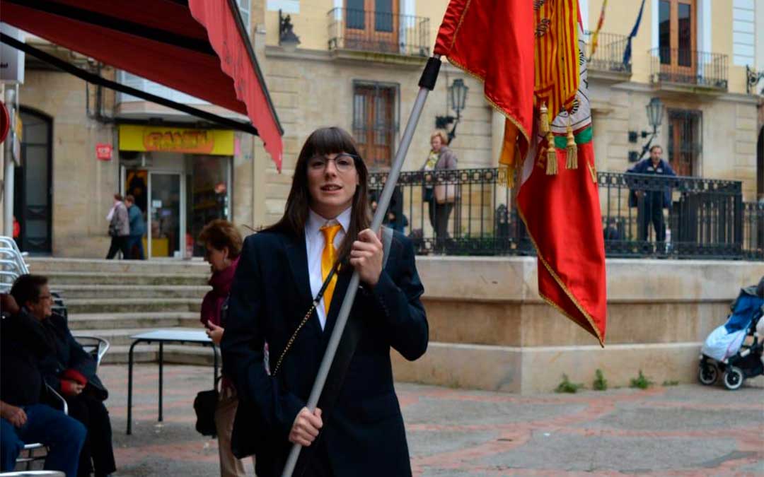 Isabel Pallarés, presidenta de la Banda Municipal de Caspe./ Isabel Pallarés