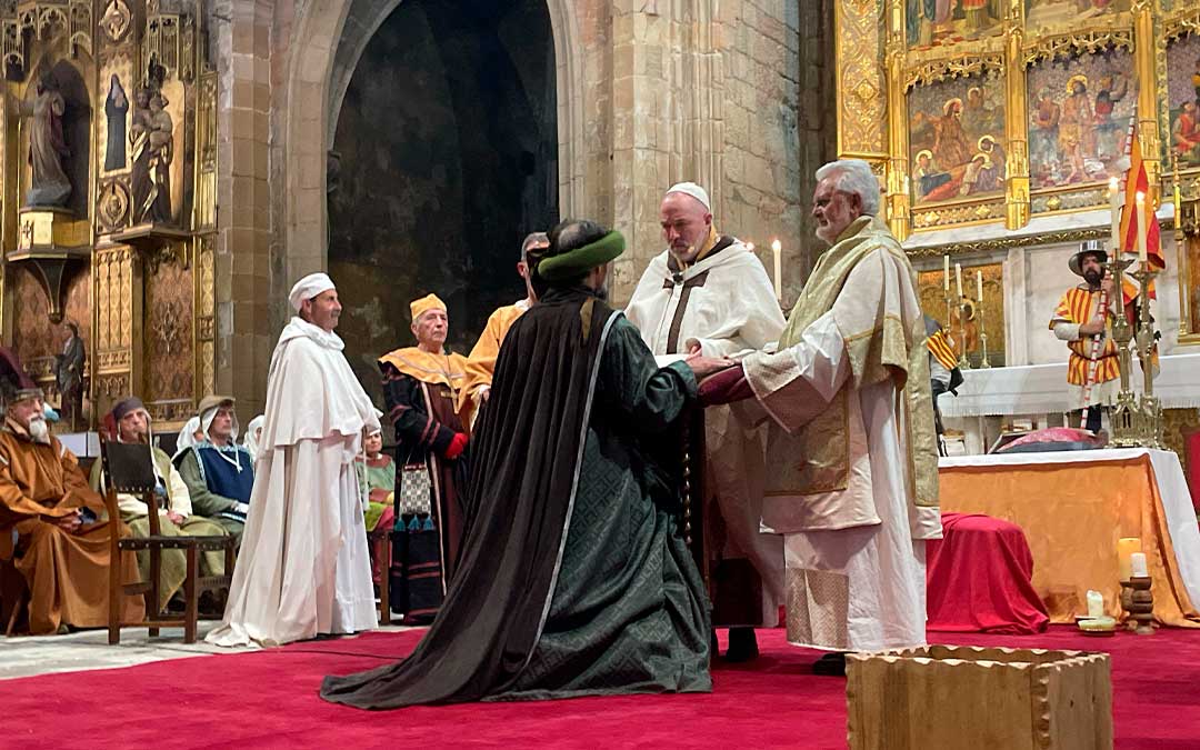 Siete de los nueve compromisarios llegaron al Juramento el 17 de abril de 1412./ S.F.