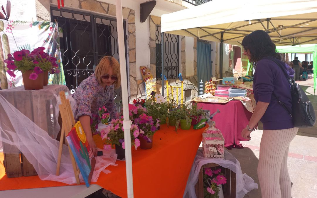 Mercadillo de primavera este sábado en Ariño./ Ayto.
