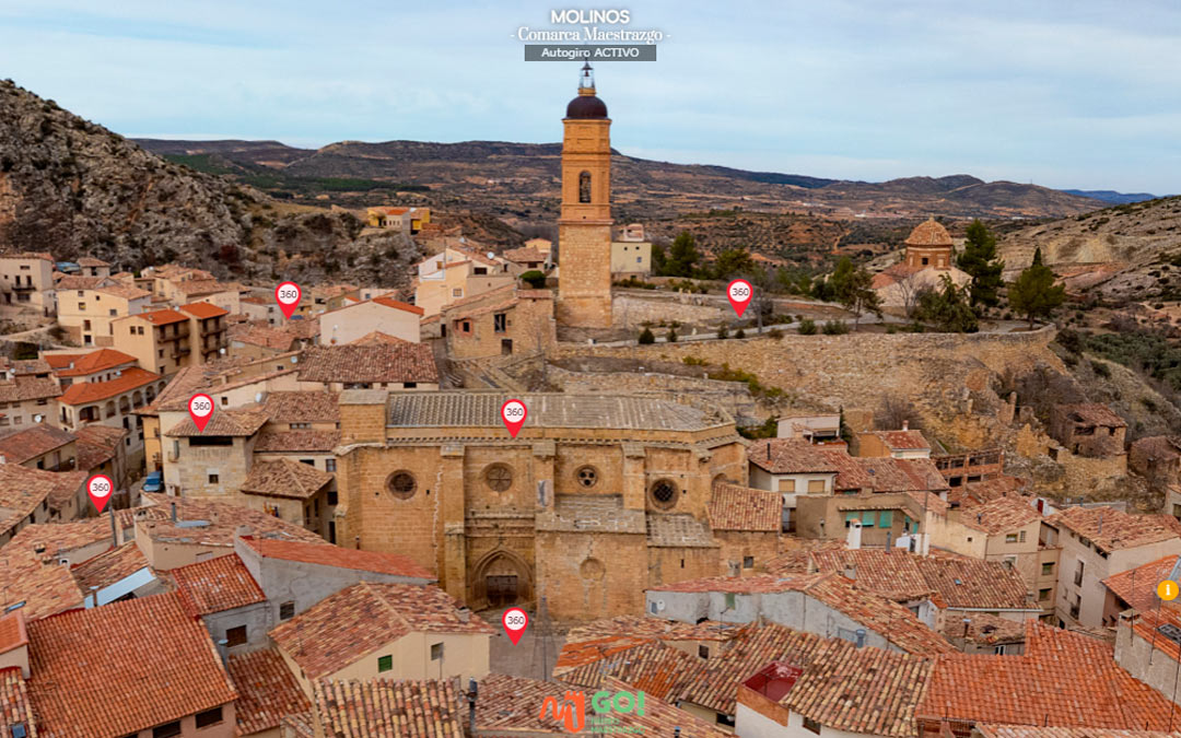 Más de seis puntos de Molinos se pueden conocer desde dentro. /Museo Virtual