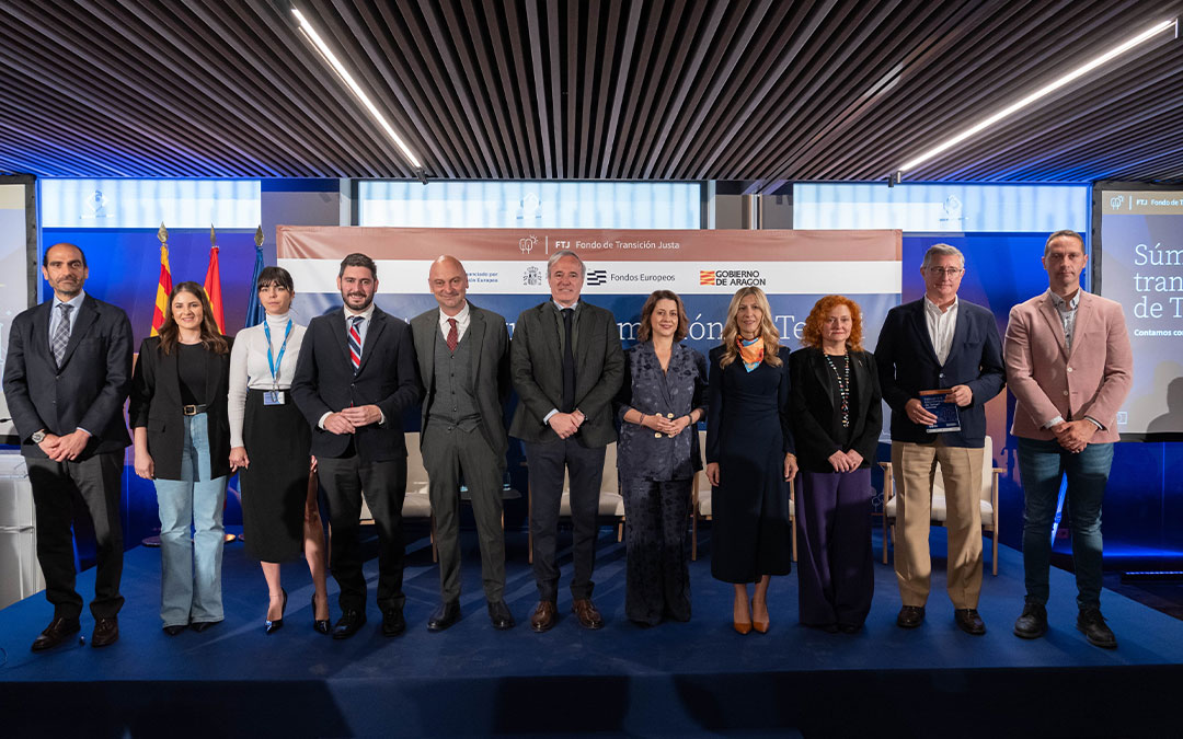 Imagen de archivo. Presentación la semana pasada del Fondo de Transición Justa en Teruel./ DGA