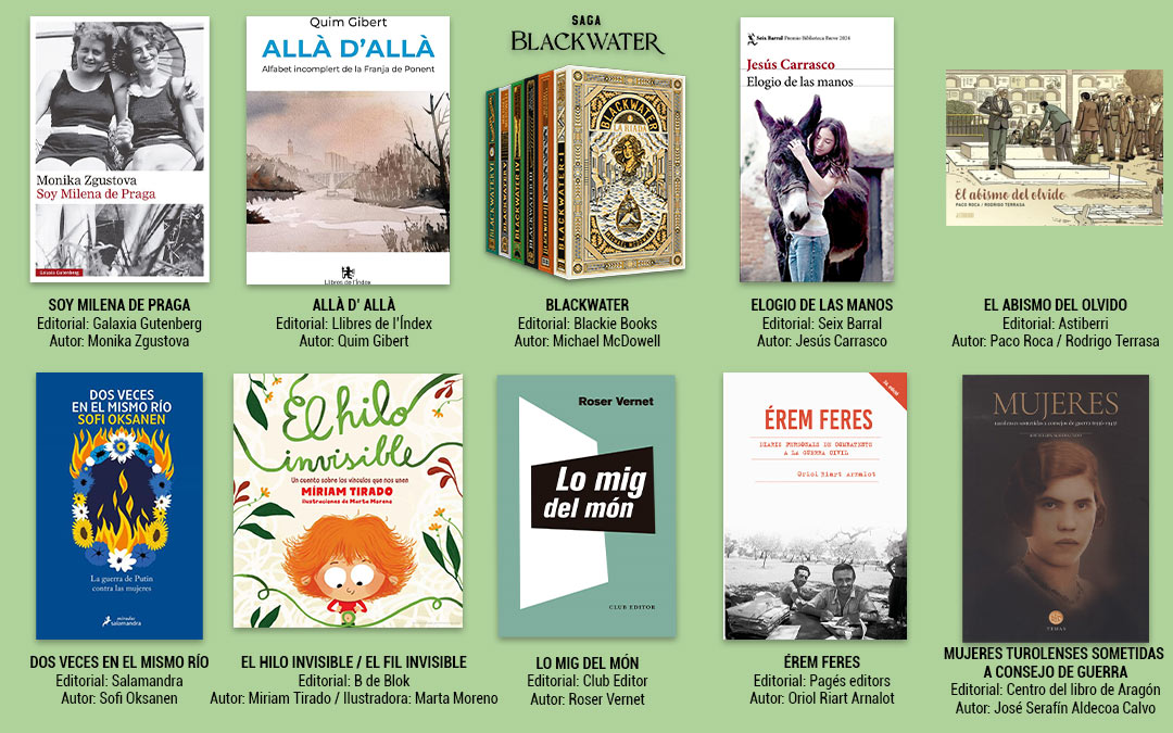 Los diez libros recomendados desde De bat a bat llibres de Calaceite, por Teresa Claramunt Adell. / L.C.