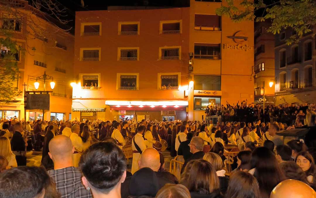 La Rompida de la Hora fue en la Plaza de España./ Ana Jarque