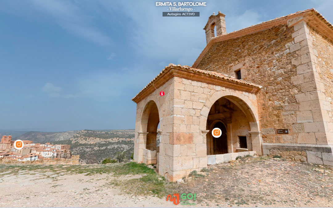 También espacios naturales se visitan como la Ermita de San Bartolomé o los órganos de Montoro en Villarluengo. /Museo Virtual