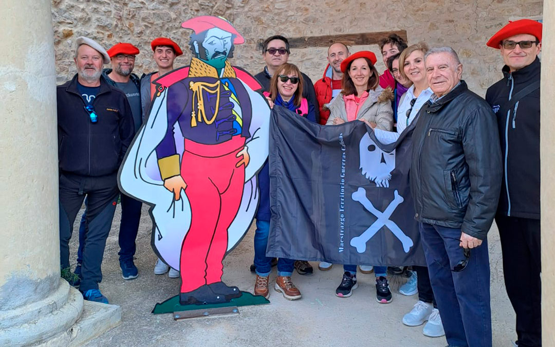 Ramón Cabrera, el Tigre del Maestrazgo, estableció su cuartel en Cantavieja, donde ahora se encuentra su figura./ Comarca Maestrazgo
