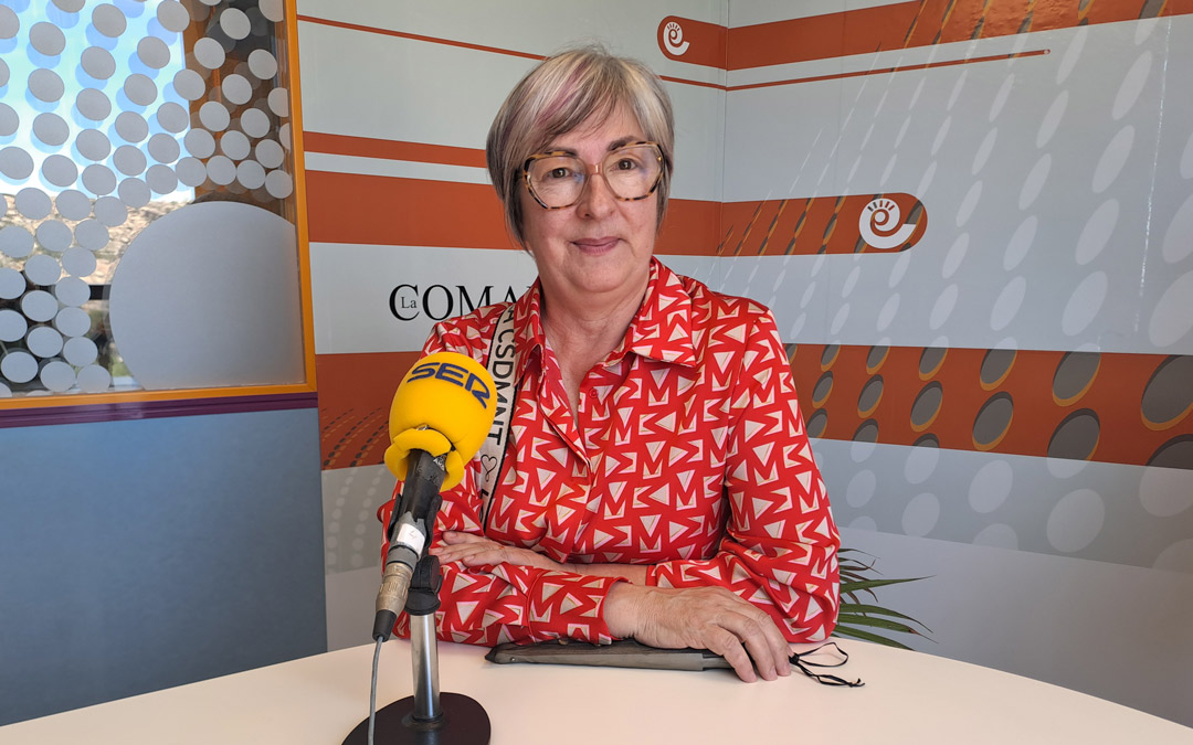Elvira Chamocho, enfermera en Alcañiz. /LA COMARCA