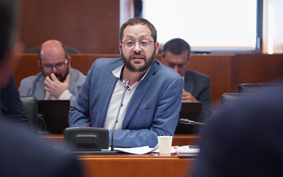 El diputado del PSOE, Ángel Peralta, defendió la PNL en las Cortes./ L.C.