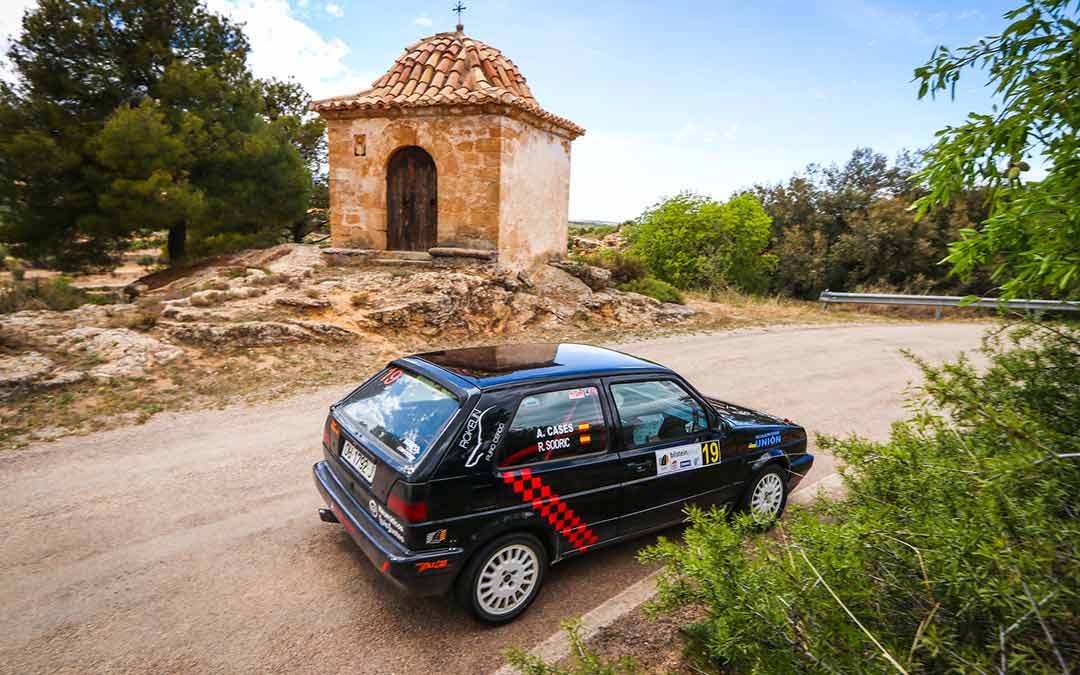 Uno de los enclaves recorridos en el Rally Bajo Aragón./Circuito Guadalope
