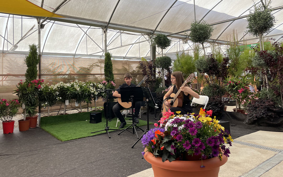 Tercer concierto del Conservatorio de Alcañiz en Agrojardín./ María Celiméndiz