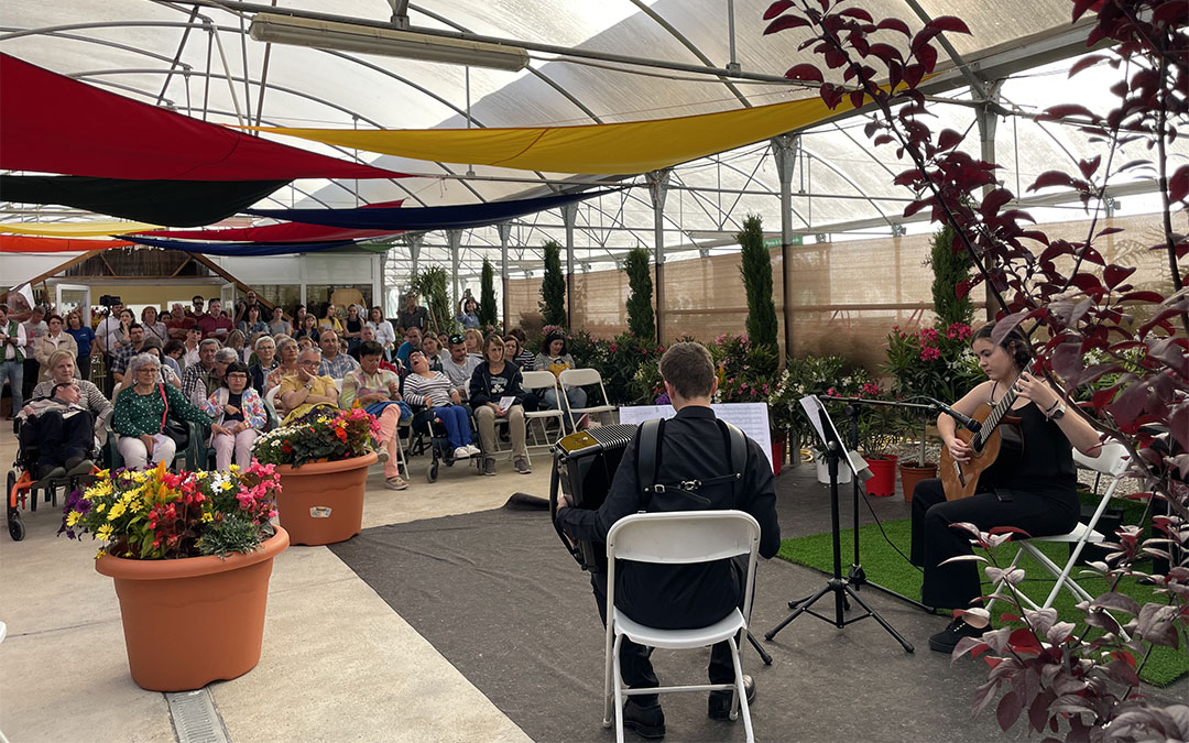 Tercer concierto del Conservatorio de Alcañiz en Agrojardín./ María Celiméndiz