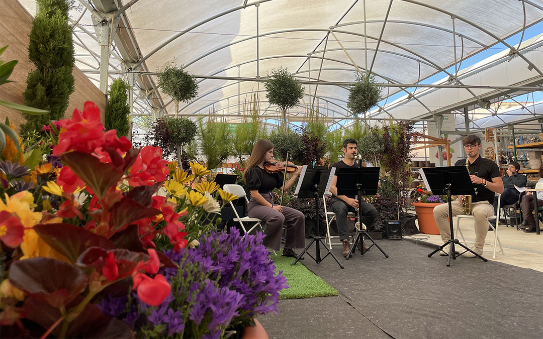 Tercer concierto del Conservatorio de Alcañiz en Agrojardín./ María Celiméndiz