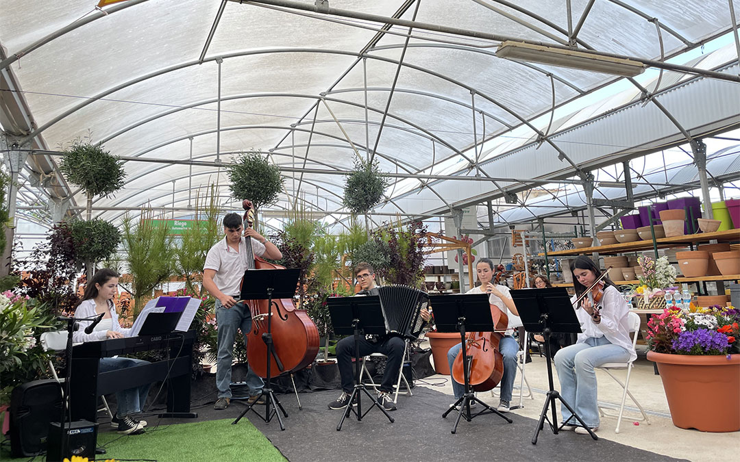 Tercer concierto del Conservatorio de Alcañiz en Agrojardín./ María Celiméndiz