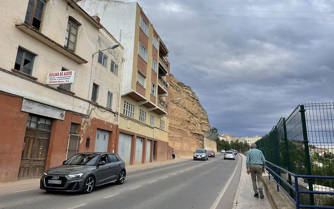 La primera actuación en el Corcho será desde Aceites Gaibar hasta el final de la Ronda de Teruel./ María Celiméndiz